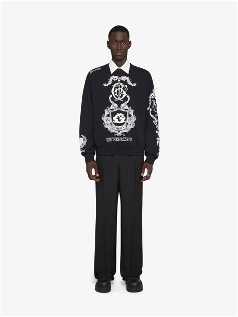 givenchy great wolf|givenchy crest sweatshirt.